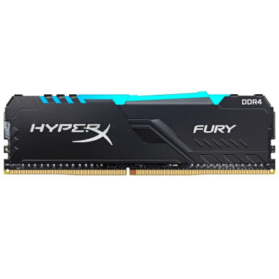 金士顿(Kingston) Fury雷电系列 DDR4 3200 16GB 台式机内存条 RGB灯条 骇客神条