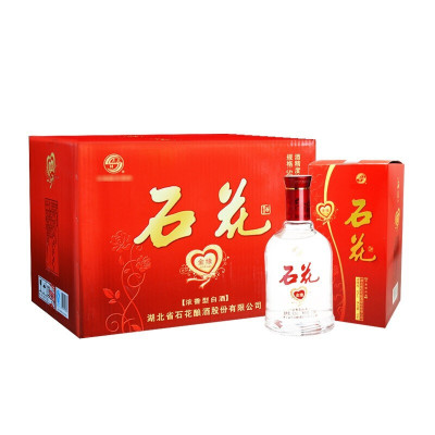 石花 金缘酒42度 浓香型白酒 500mL*6瓶