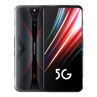 努比亚(nubia) 红魔5G 电竞游戏手机 全网通 8GB+128GB 骇客黑 骁龙865 移动联通电信5G手机