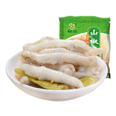 零食工坊（snack show） 山椒凤爪 鸡爪 120g 休闲食品 美食小吃办公必备 麻辣 独立小包装