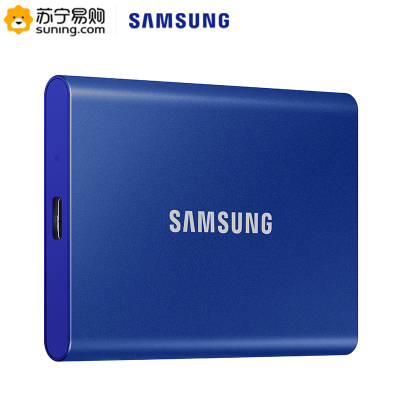 三星（SAMSUNG）移动固态硬盘 PSSD T7 2TB USB 3.2 极光蓝（MU-PC2T0H/WW）