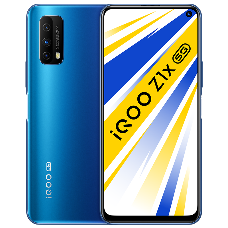 vivo iQOO Z1x 海蔚蓝 6+128G 全网通版 5G手机