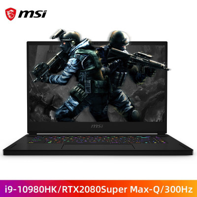 微星（MSI）GS66 绝影2 15.6英寸 300HZ i9-10980HK RTX2080-笔记本电脑