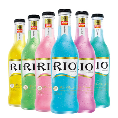 锐澳（RIO）洋酒 鸡尾酒 预调酒果酒混合装（六种口味）275ml*6瓶