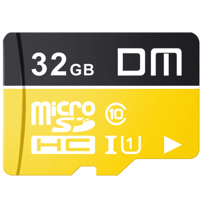 DM 32GB TF卡（MicroSD）存储卡 C10 TF-U1金色系列 行车记录仪安防监控摄像头专用高速内存卡