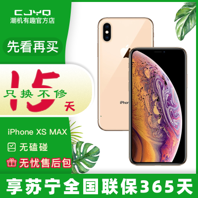 【二手95新】iPhone XS Max金色 64GB 玫瑰金 Apple苹果4G手机 无磕碰 双卡双待