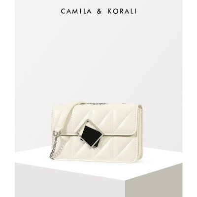 CAMILA&KORALI旗舰店小ck2020新款女包包单肩斜挎链条小方包时尚夏天质感小众百搭潮流