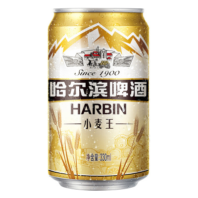 哈尔滨小麦王啤酒