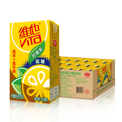 维他（Vita） 低糖柠檬茶 250ml*4*6盒 柠檬茶饮料