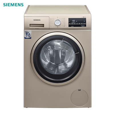 西门子（SIEMENS）WG42A2Z31W 9公斤 变频 滚筒洗衣机（浅金色）