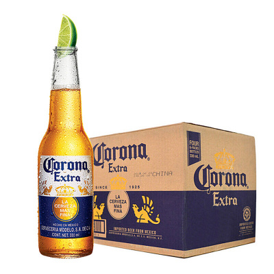 科罗娜（Corona）墨西哥风味啤酒330ML*24瓶整箱装