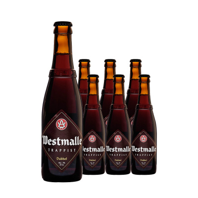 比利时进口啤酒西麦尔双料啤酒修道院精酿啤酒 Westmalle330ml*6瓶