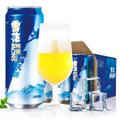 雪花啤酒（Snowbeer） 勇闯天涯 500ml*12听 整箱装