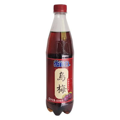 可口可乐 雪菲力乌梅汁 600ml*24瓶/箱 碳酸饮料