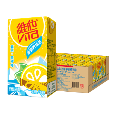 维他奶 维他冰爽柠檬茶250ml*24盒