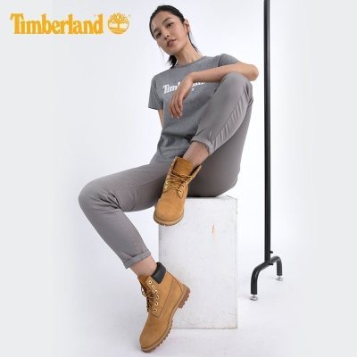 【明星款】添柏岚(Timberland)女鞋踢不烂户外经典防水大黄靴10361