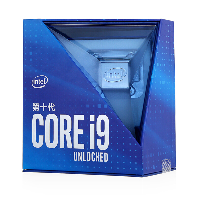 英特尔(（intel）酷睿 i9 10900K 3.7GHz 10核20线程 LGA1200 电脑台式机CPU盒装处理器