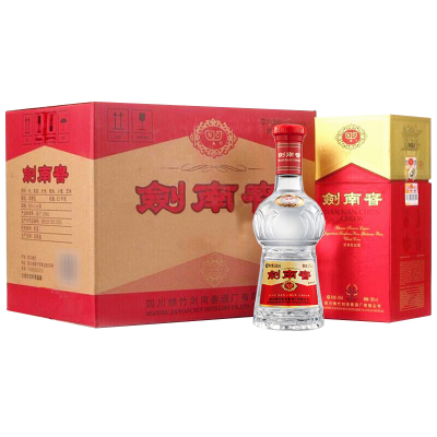 剑南春 水晶剑 52度 整箱装白酒 558ml*6瓶 口感浓香型