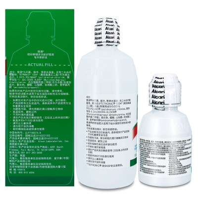 爱尔康 傲滴护理液355ml*2+60ml BD