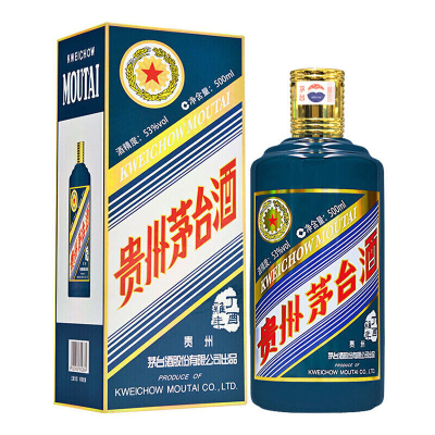 贵州茅台酒 生肖纪念酒 五星茅台 53度 酱香型 白酒 茅台生肖鸡年 500ml