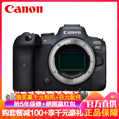 佳能（Canon）EOS R6 全画幅专业微单数码相机 单机身 机身