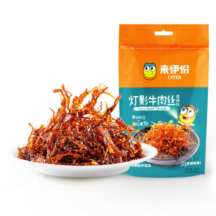 来伊份灯影牛肉丝