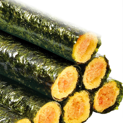 肉松海苔卷夹心海苔脆即食儿童孕妇袋装零食烤海苔紫菜蛋卷
