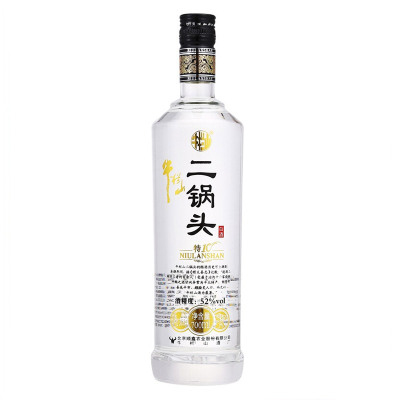 牛栏山52度清香白酒