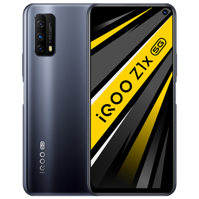 vivo iQOO Z1x 锐酷黑 6+128G 全网通版 5G手机