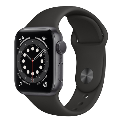 Apple Watch Series 6 44毫米 GPS版 深空灰色 运动型表带