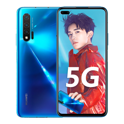 华为(HUAWEI)nova6 5G 全网通 8GB+128GB 苏音蓝 前置广角双摄 移动联通电信5G拍照手机