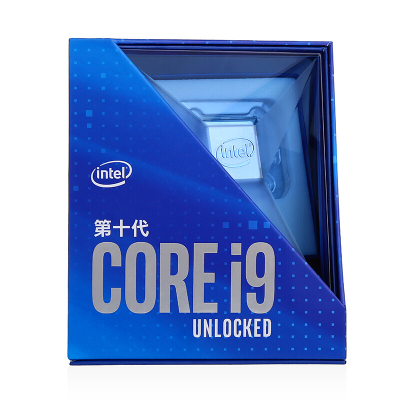 英特尔（intel）酷睿i9 10900K 3.7GHz 10核20线程 LGA1200 电脑台式机CPU盒装处理器