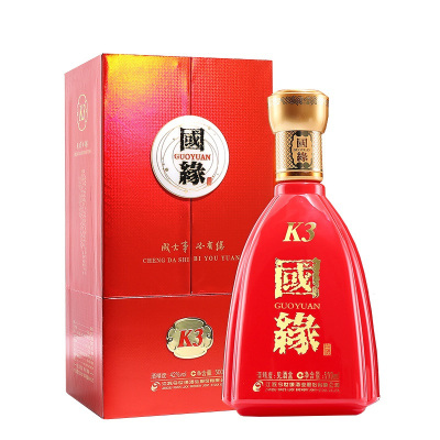 今世缘 国缘（K3） 白酒 42度 500ml 单瓶装