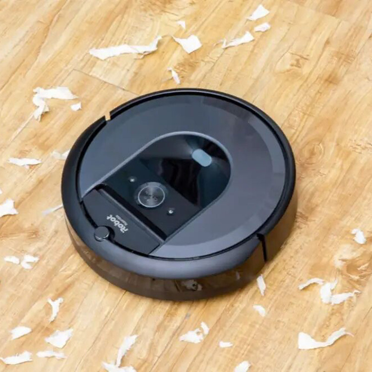 iRobot Roomba i7+ 扫地机器人和自动集尘系统 家用智能自动吸尘器