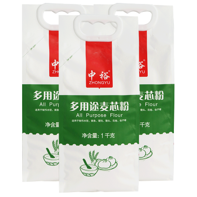 中裕面粉 多用途麦芯粉1kg*3