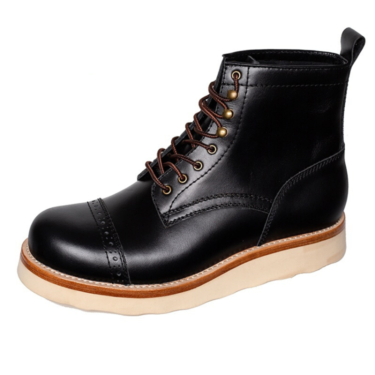 保罗柏琳复古工装鞋