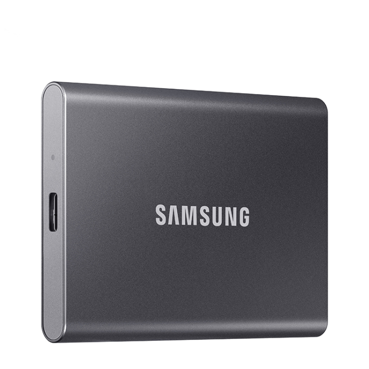 三星（SAMSUNG）移动固态硬盘 PSSD T7 500GB USB 3.2 太空灰（MU-PC500T/WW）