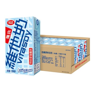 维他奶低糖原味豆奶250ML*24