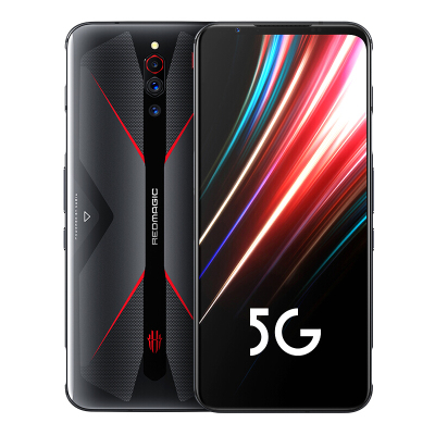 努比亚(nubia) 红魔5G 电竞游戏手机 全网通 12GB+256GB 骇客黑 骁龙865 移动联通电信5G手机