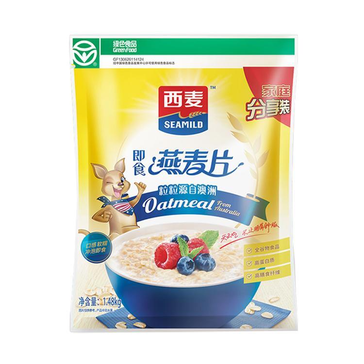 西麦原味即食麦片