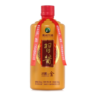 茅台集团 习酒 习酱 金 53度500ml*6瓶 整箱装白酒 口感酱香型 （新老包装随机发货）