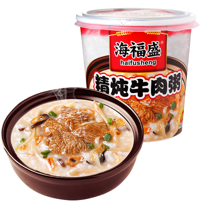 海福盛牛肉粥方便食品