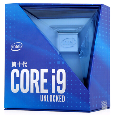 英特尔（Intel）i9-10900K 酷睿十核 盒装CPU处理器