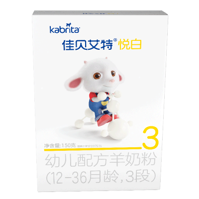 荷兰进口佳贝艾特（kabrita）羊奶粉 金装150g 3段