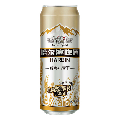 哈尔滨上等酵母啤酒