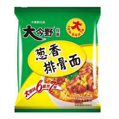 今麦郎排骨袋装方便面