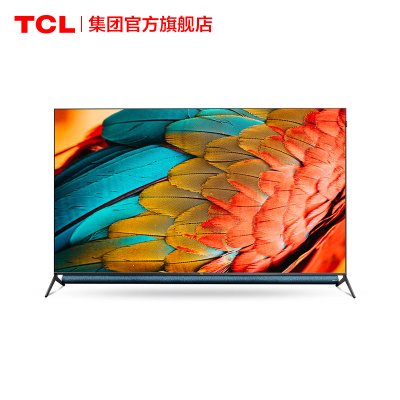 TCL 65Q10 65英寸液晶电视机 QLED量子点 3+32GB大内存 超薄全面屏 智慧屏 AI人工智能 教育电视