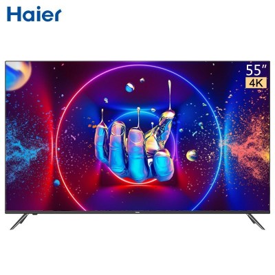 Haier/海尔 LU55C61 55英寸全面屏4K智能语音液晶平板电视机