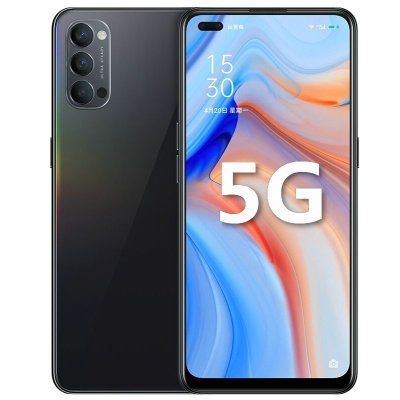 【二手95成新】OPPO Reno4(5G版)梦境黑 8GB+128GB全网通 6.4英寸屏骁龙765G 5G手机