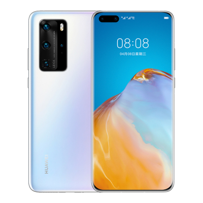 华为(HUAWEI) 华为P40 Pro 5G全网通 8GB+256GB 零度白 麒麟990 移动联通电信5G智能手机